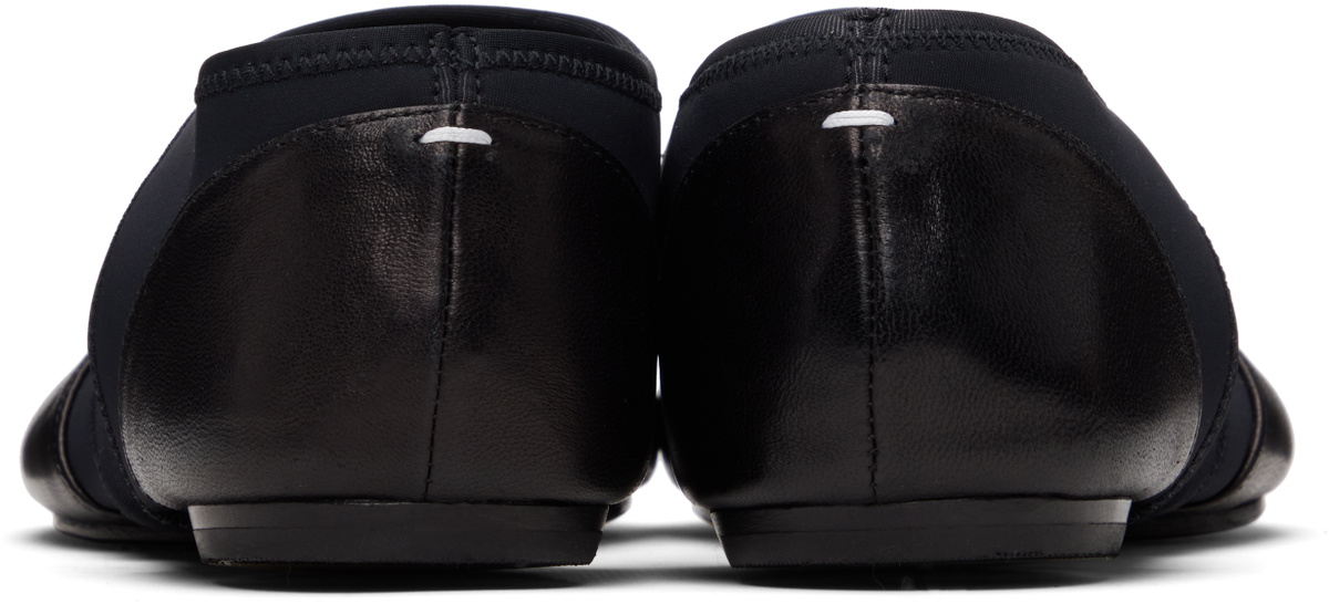 Maison Margiela Black Tabi Jazz Loafers