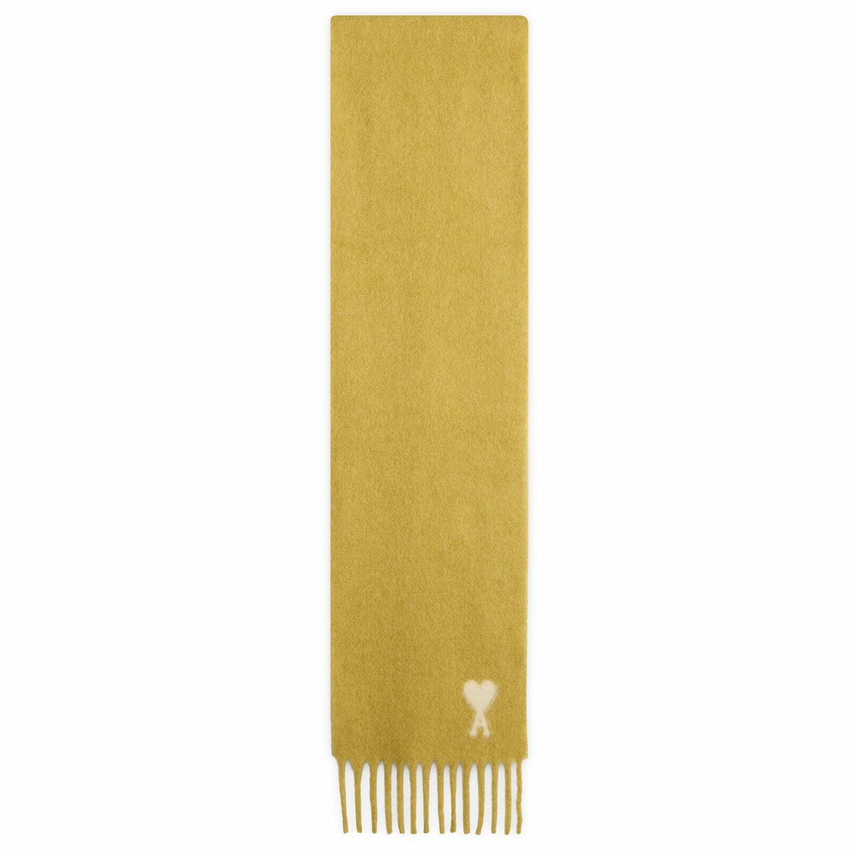ami PLACE DES VICTOIRES シルクスカーフ AMI Paris White & Black 'Place Des Victoires' Scarf AMI