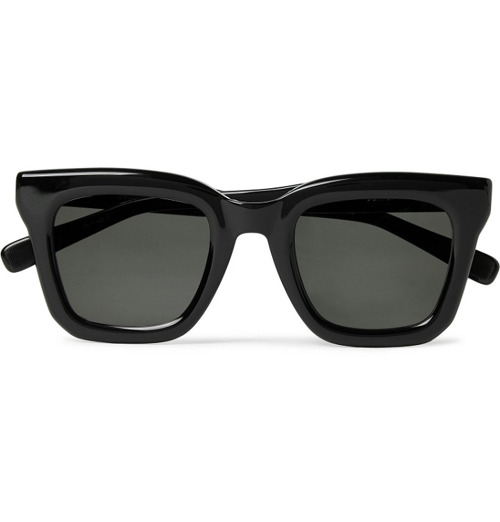 Photo: Native Sons - Sacai Cornell Square-Frame Acetate Sunglasses - Black