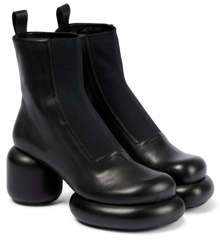 Photo: Jil Sander - Platform leather Chelsea boots