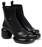 Jil Sander - Platform leather Chelsea boots