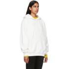 Acne Studios White Logo Hoodie