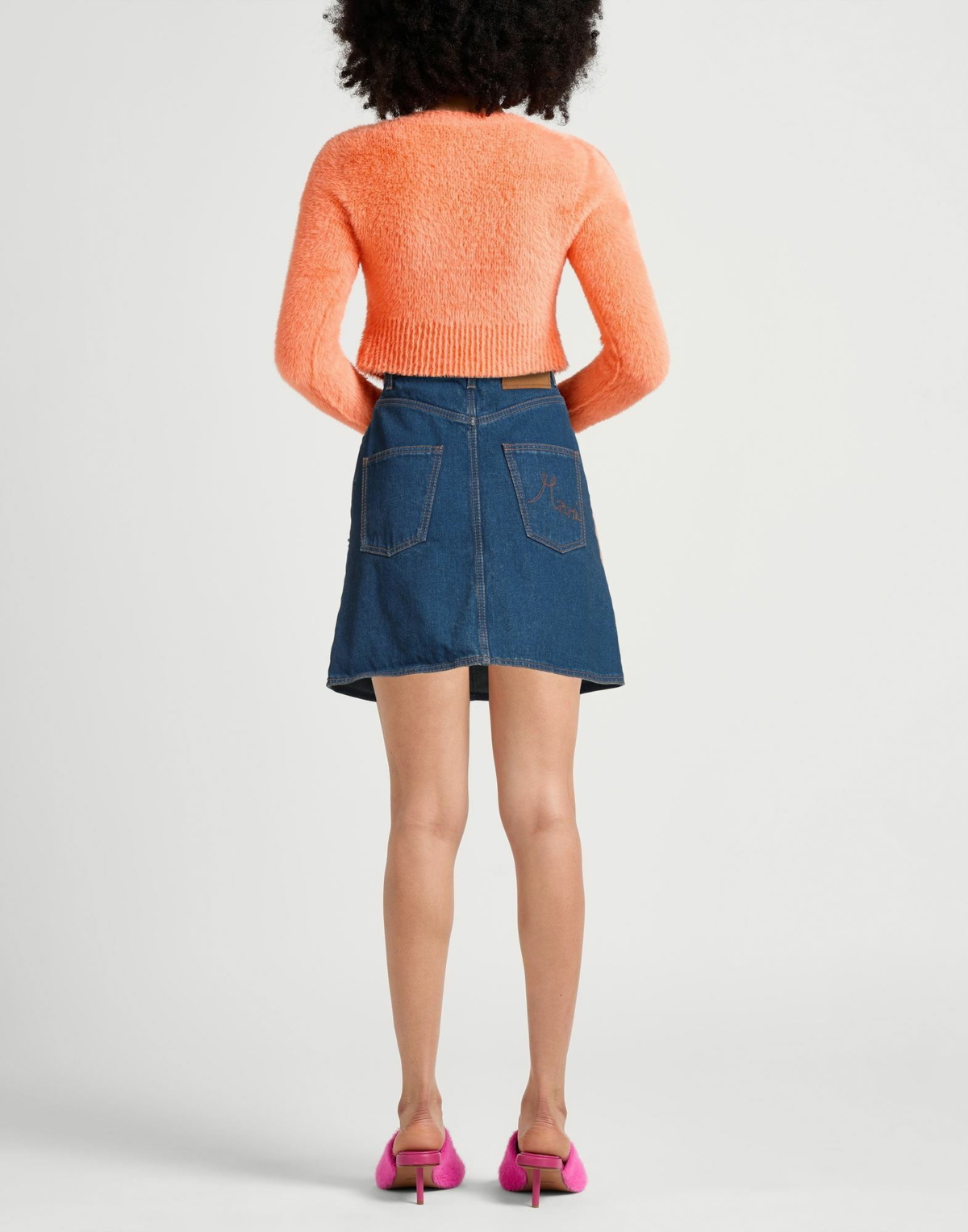 Marni Womens Denim skirt in Blue