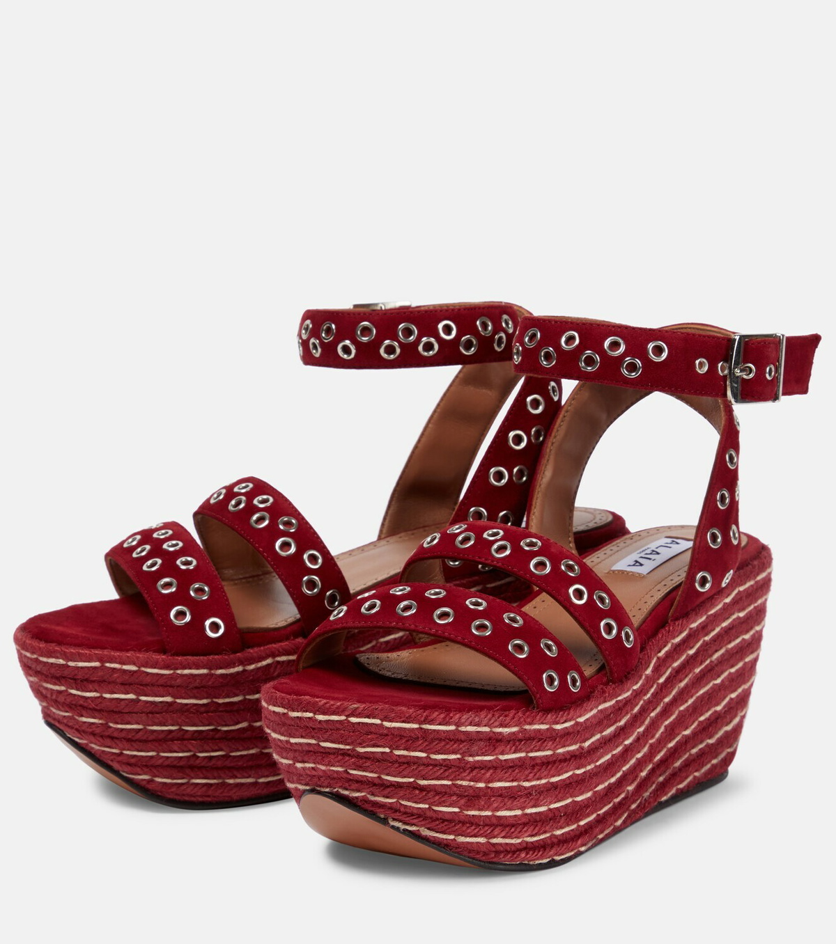 Alaia on sale platform sandals