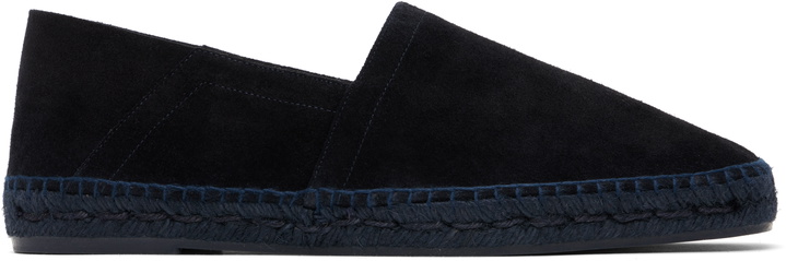 Photo: TOM FORD Navy Suede Barnes Espadrilles
