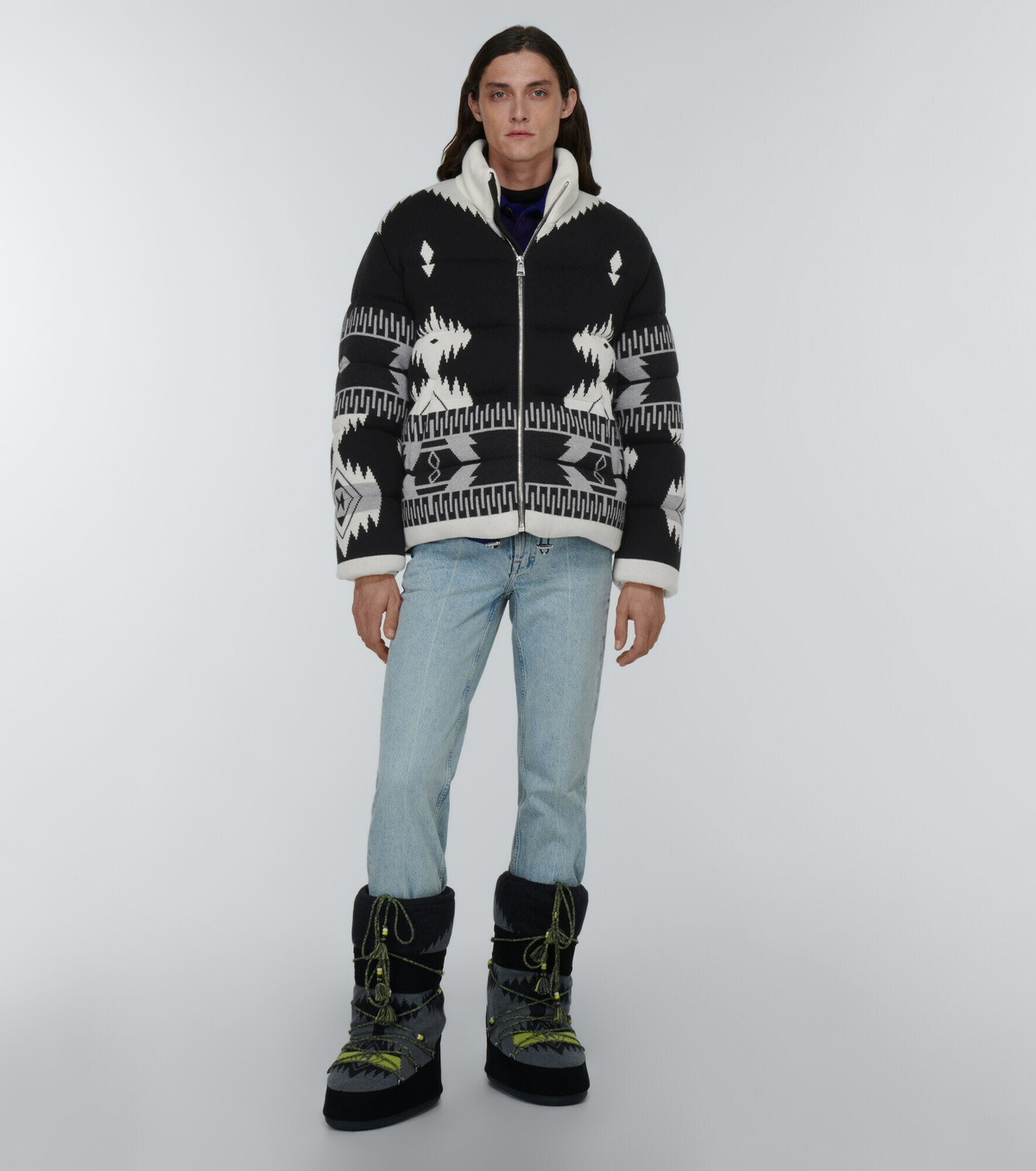 Alanui - Icon jacquard puffer jacket Alanui Alanui - Icon jacquard puffer jacket Alanui