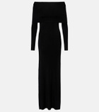 Balenciaga Off-shoulder maxi dress