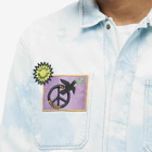 Good Morning Tapes Men's Bleached Workers Jacket in Bleach Sky