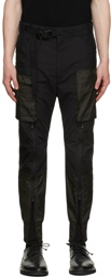 The Viridi-anne Black Fragment Tactical Cargo Pants