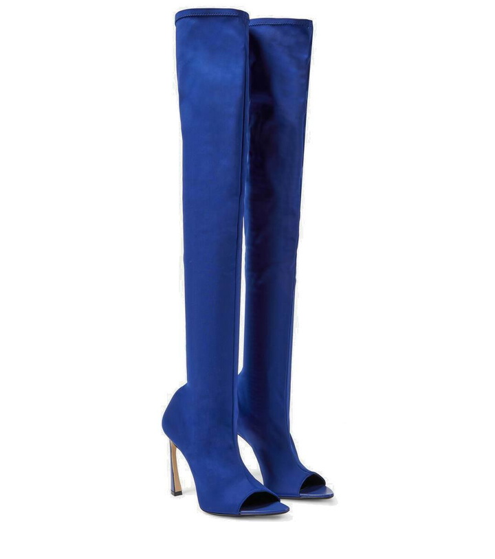 Photo: Victoria Beckham Peep Toe over-the-knee boots