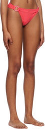 Moschino Pink O-Ring Bikini Bottoms