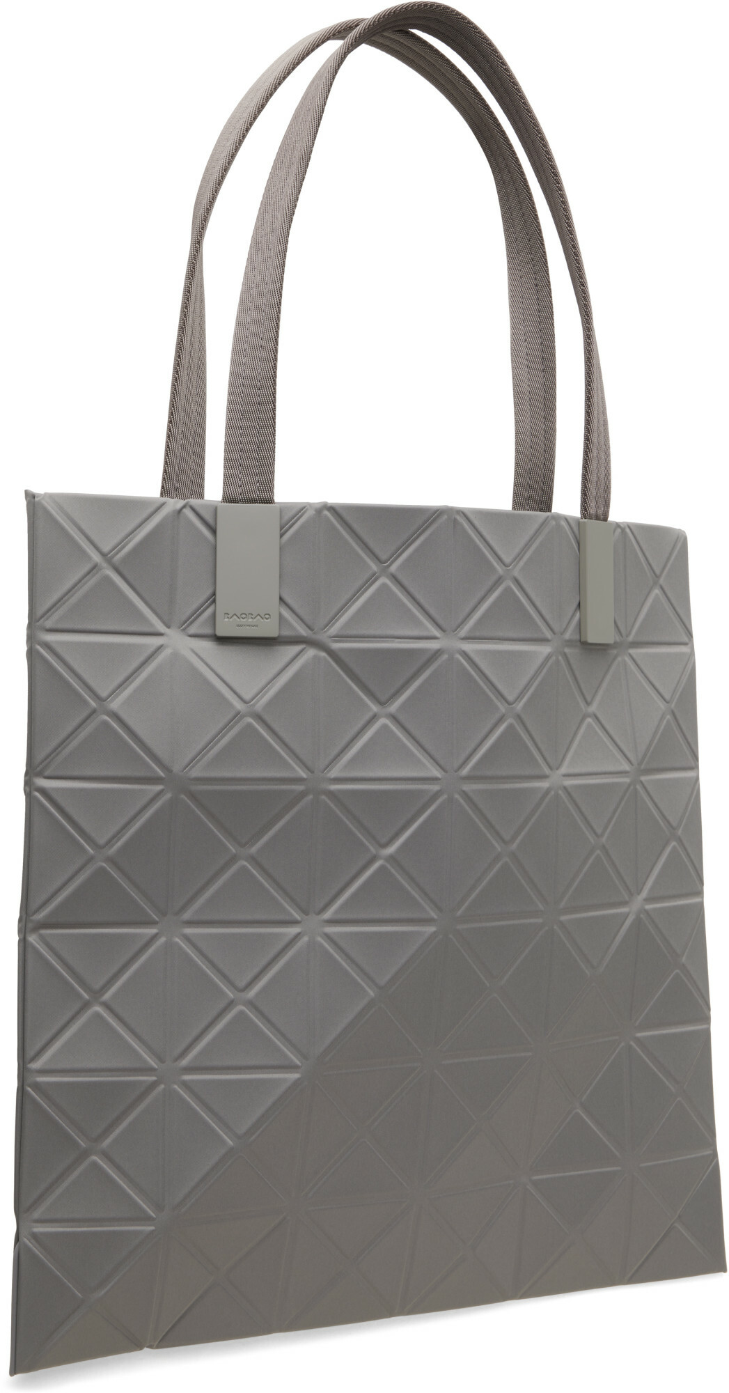 BAO BAO ISSEY MIYAKE Gray Track Tote