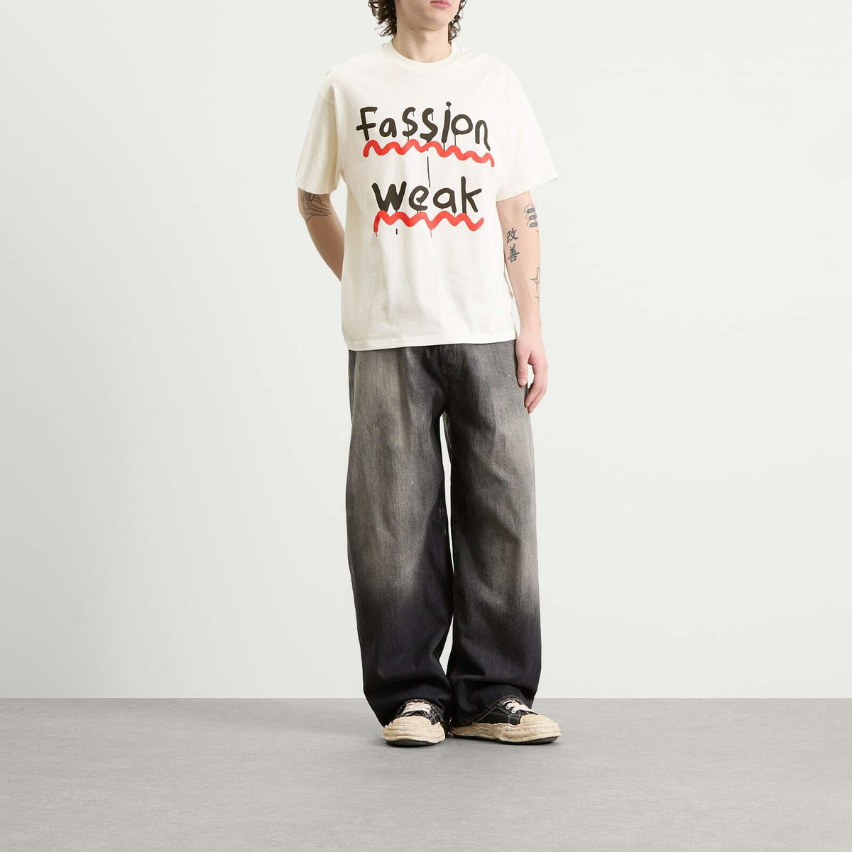 Navinder Nangla Fassion Weak T-Shirt in White