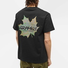 Gramicci Men's Leaf T-Shirt in Black