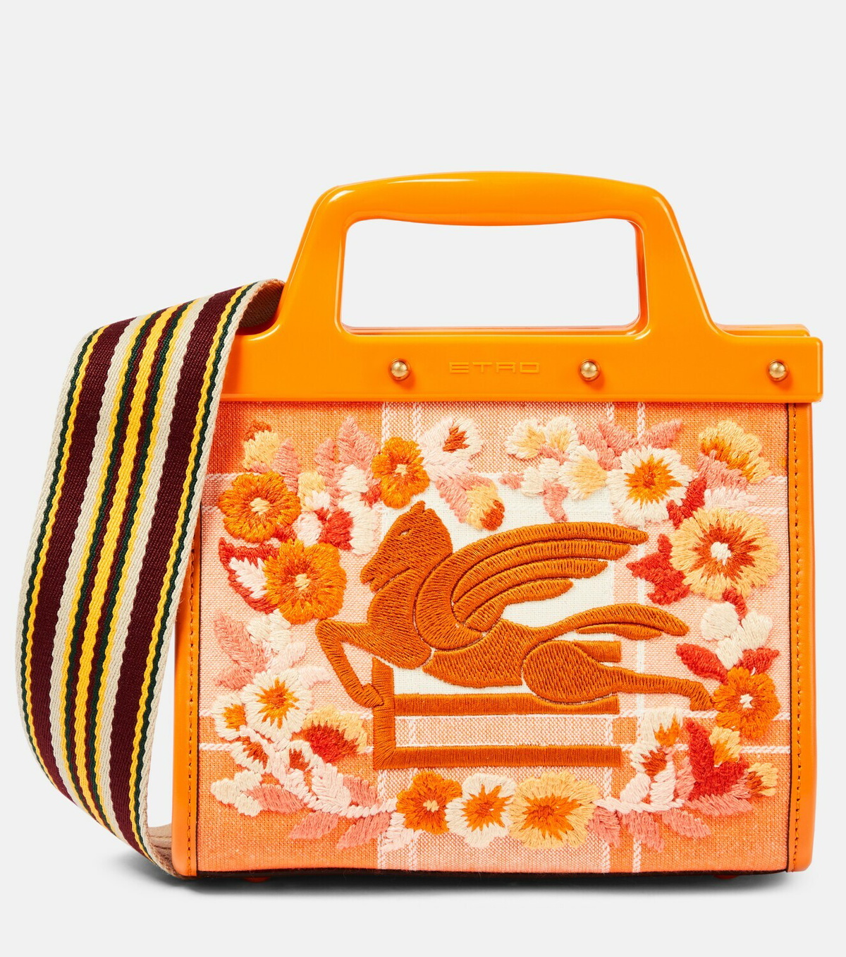 Etro Love Trotter Mini jacquard tote bag
