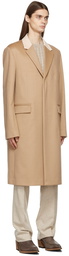 Acne Studios Tan Wool Cashmere Coat