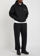 Mki Miyuki Zoku Uniform Hooded Cotton-blend Sweatshirt Black