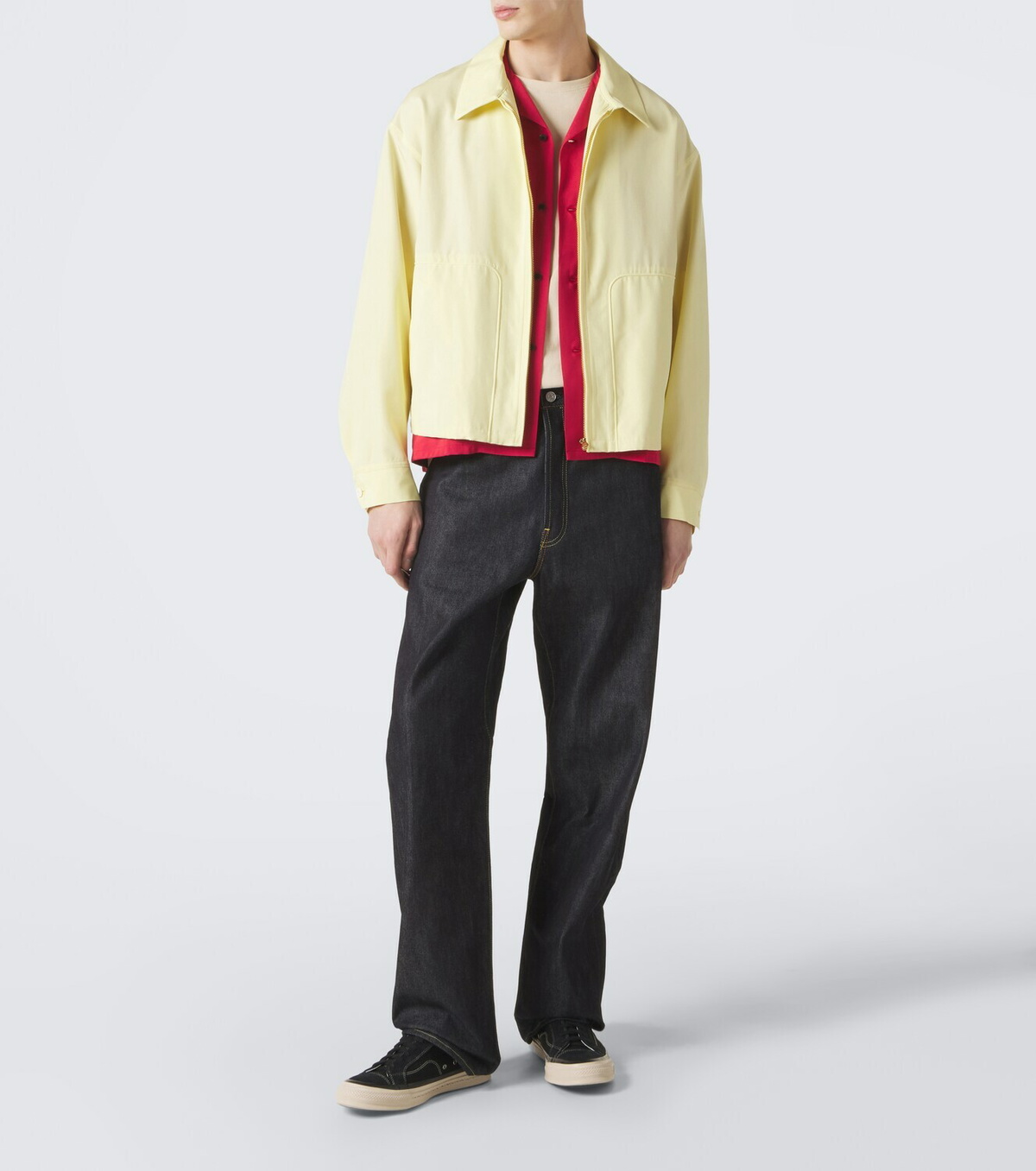 Visvim Nolan suede-trimmed canvas sneakers