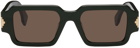 Marcelo Burlon County of Milan Green Maiten Sunglasses