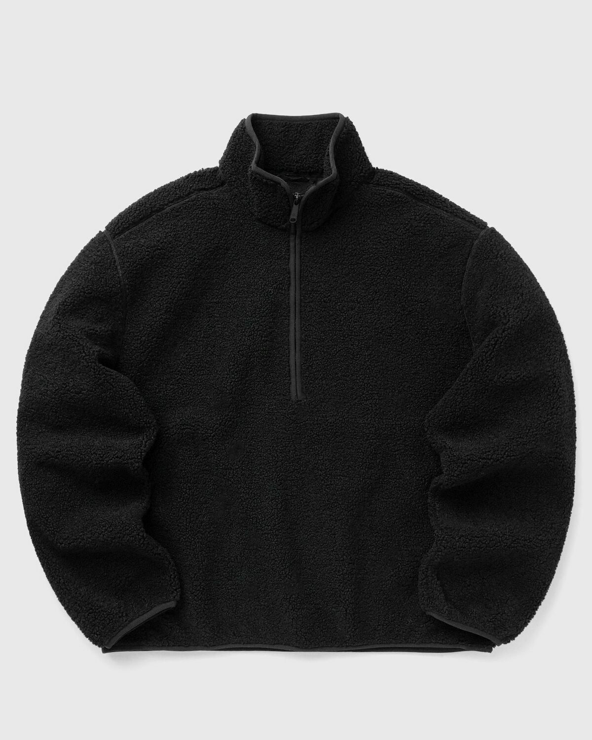 Calvin Klein Jeans Half Zip Sherpa Black Fleece Jackets/Half Zips