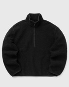 Calvin Klein Jeans Half Zip Sherpa Black Fleece Jackets/Half Zips