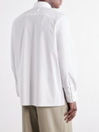 Jacquemus - Tailleur Button-Down Collar Stretch-Cotton Poplin Shirt - White