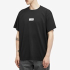 MM6 Maison Margiela Men's Number Label T-Shirt in Black