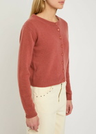 Reformation Clara Cashmere Cardigan Red