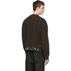 Unravel Brown Oversized Sweatshirt