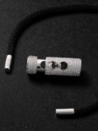 Ouie - Toggle 14-Karat White Gold, Silk Cord and Diamond Necklace and Bracelet