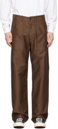 Nanamica Brown Dock Trousers