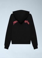 Palm Angels Spray Broken Bear Hooded Sweatshirt