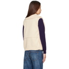 Moncler Beige Wool & Cashmere Blend Down Vest