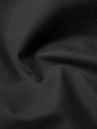 Alexander McQueen - Shearling-Trimmed Cotton-Canvas Bomber Jacket - Black