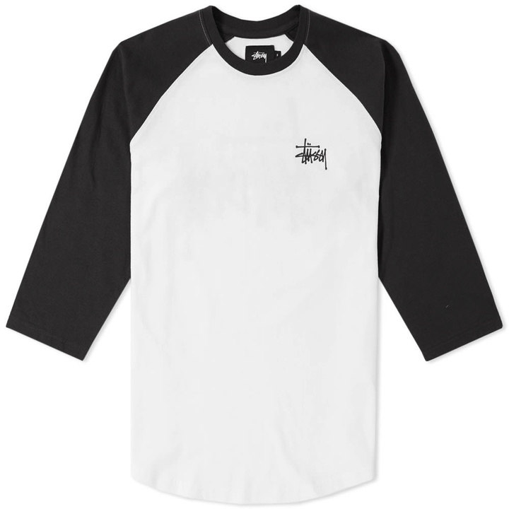 Photo: Stussy Basic Raglan Tee