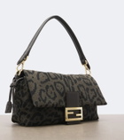 Fendi Baguette® Soft Medium jacquard shoulder bag