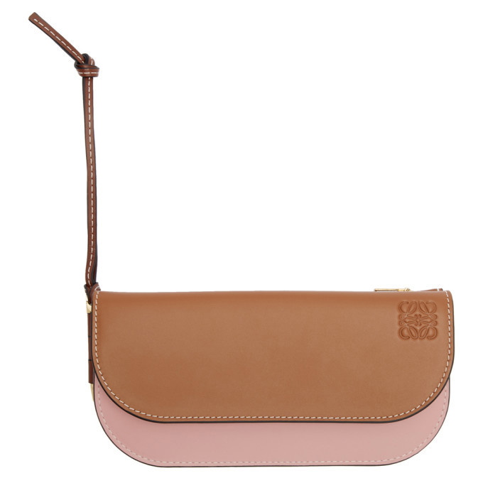 Photo: Loewe Tan and Pink Gate Continental Wallet