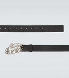 Acne Studios Logo leather belt