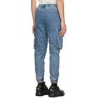 Juun.J Blue Denim Cargo Pants