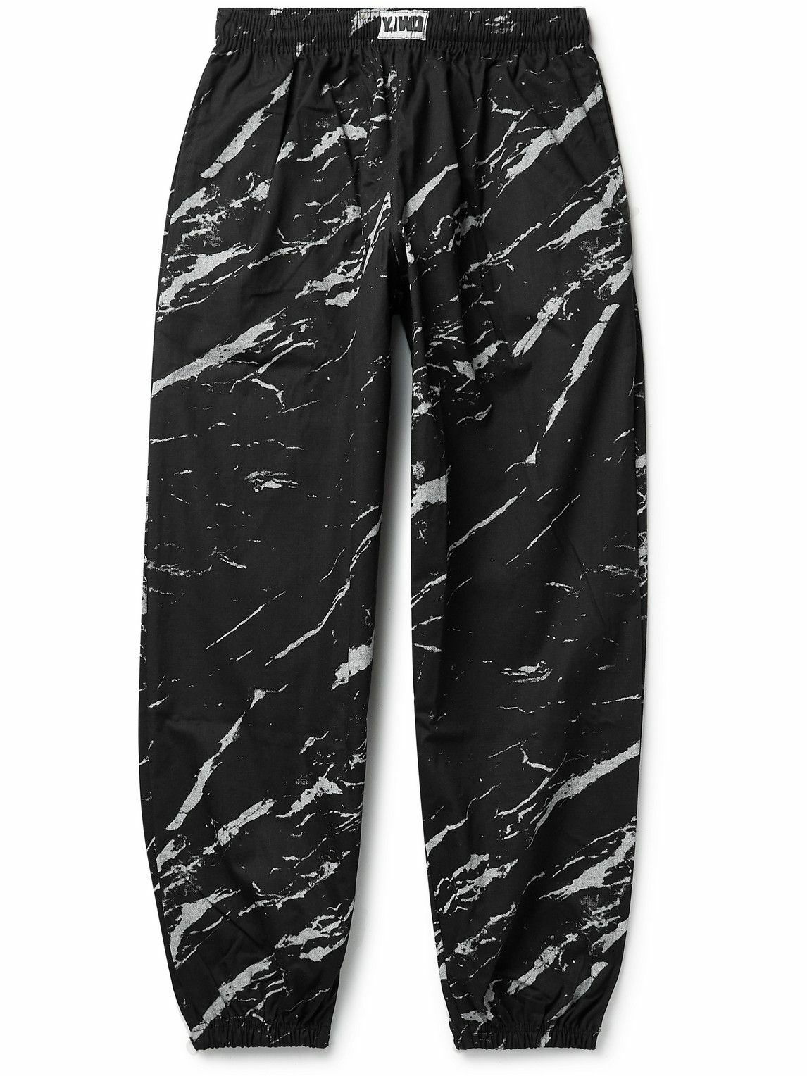 SUPREME LOGO RIPSTOP TRACK PANT-BLACK