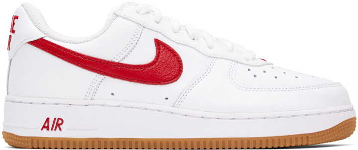 Photo: Nike White Air Force 1 Retro Sneakers