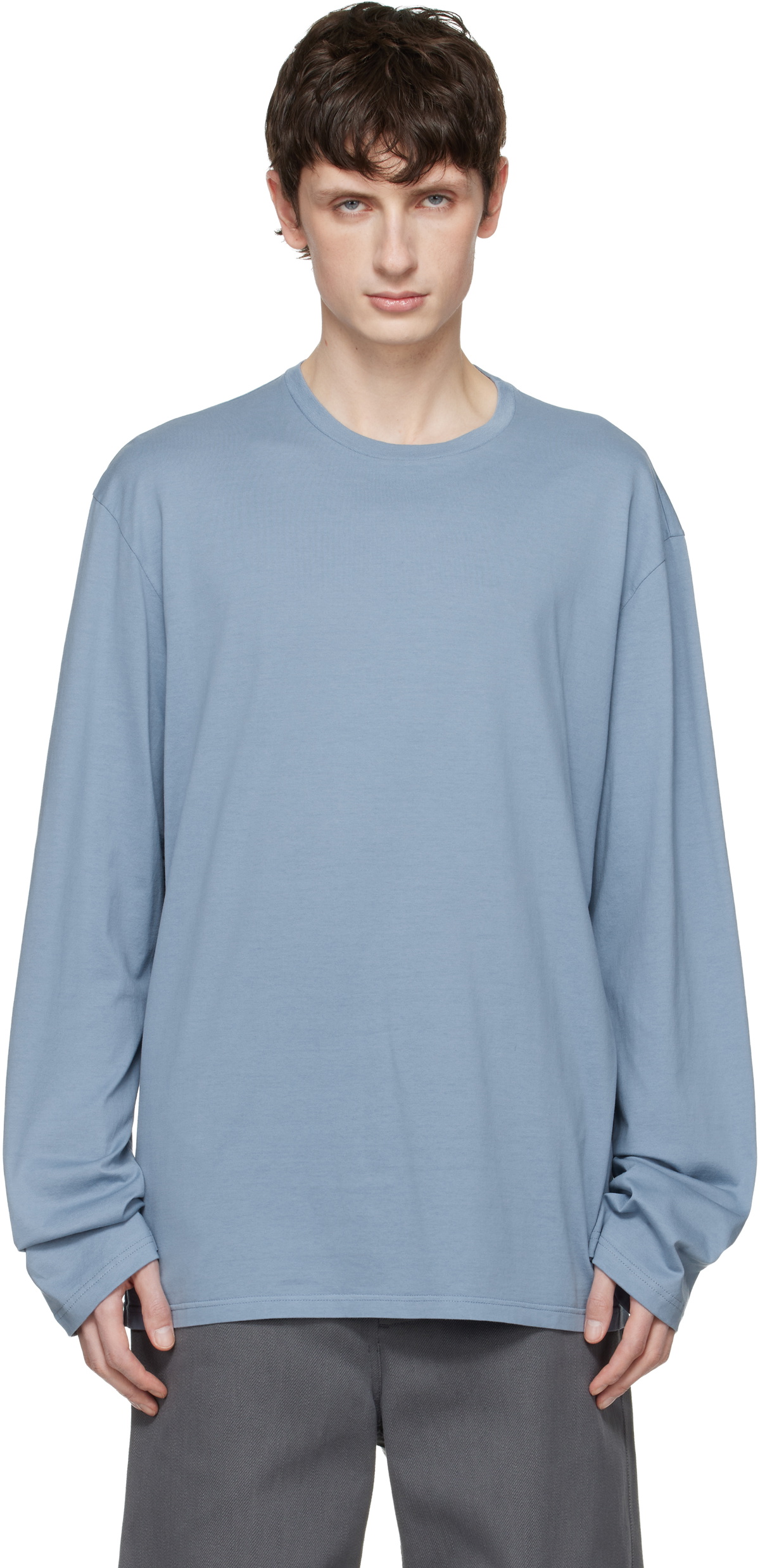 Rier Blue Long Sleeve T-shirt