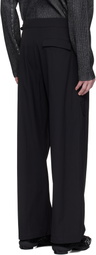 A. A. Spectrum Black Dapper Cargo Pants