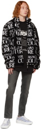 Versace Jeans Couture Black Printed Jacket