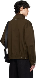 AFTER PRAY Brown Richard Drizzler Jacket
