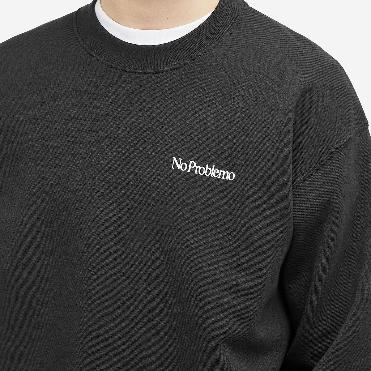 No Problemo Men's Mini Problemo Crew Sweatshirt in Black