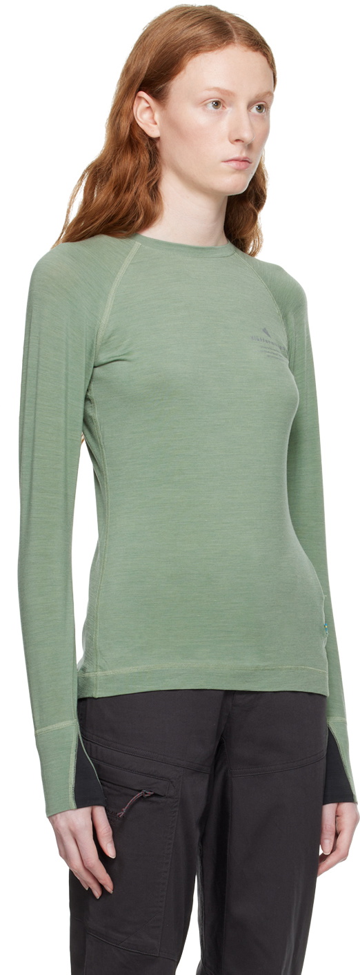Klättermusen Green Fafne Long Sleeve T-Shirt