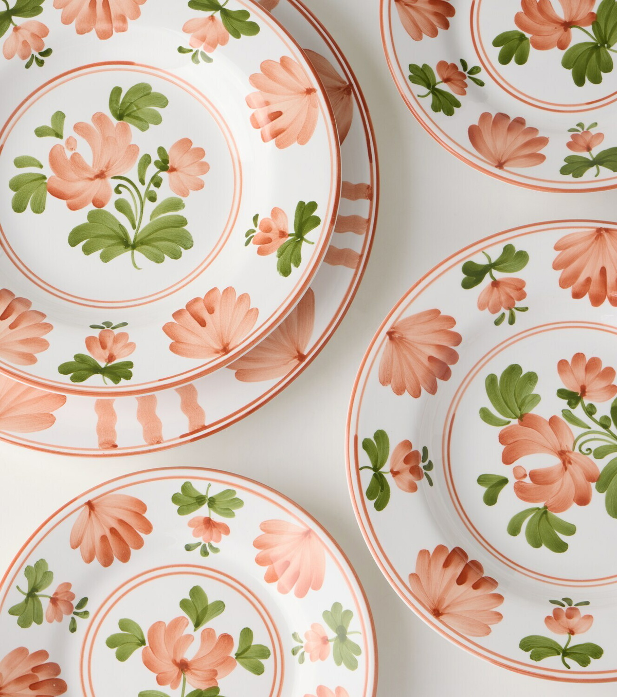 Cabana Blossom ceramic dessert plate