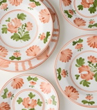 Cabana Blossom ceramic dessert plate