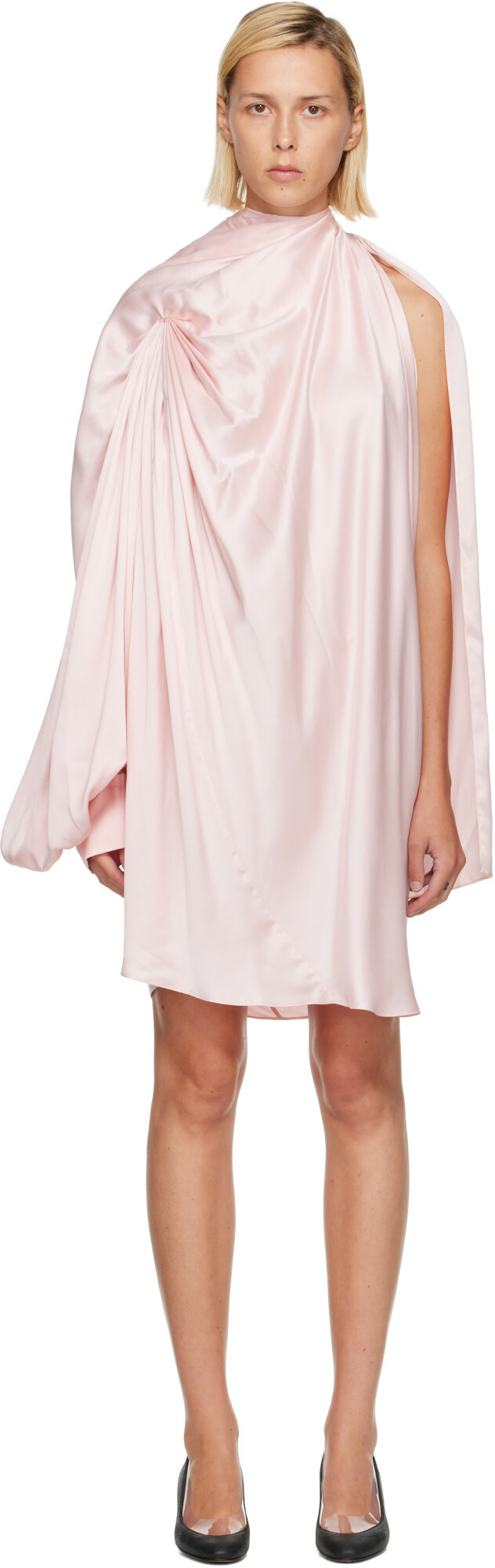 Kiko Kostadinov Pink Caspian Minidress